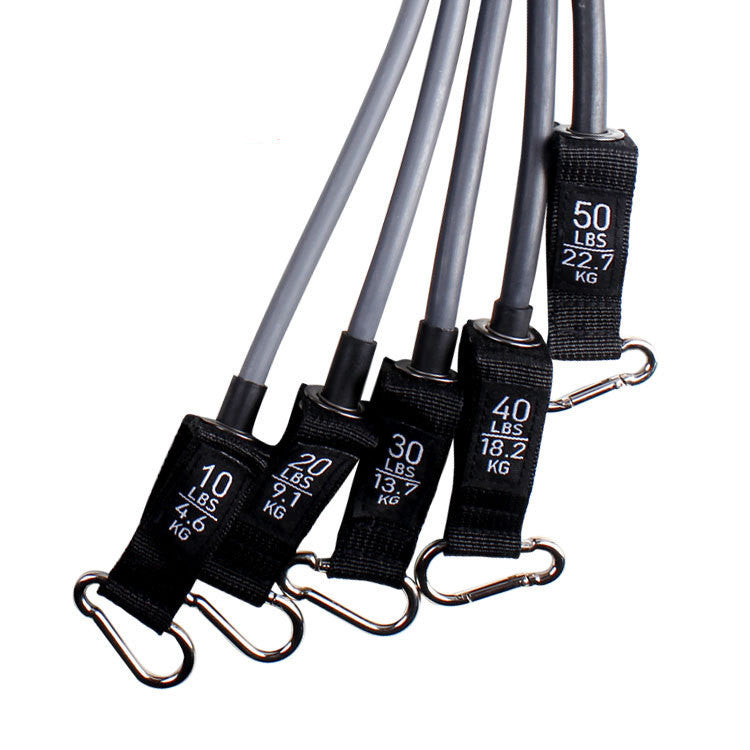 11-piece Set Of Stretch Rope Fitness Rally With Elastic Rope